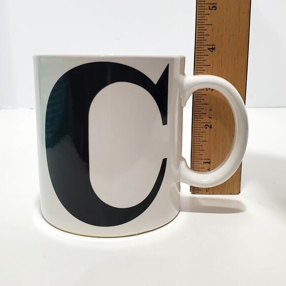 Vtg Monogram Letter C Coffee Mug Made in Japan - Picture 2 of 11
